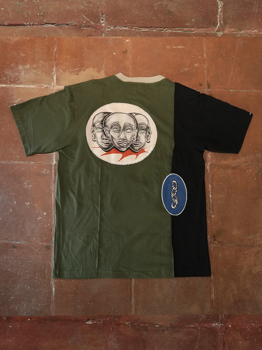 SERUPA Upcycled T-Shirt Patch 02 – AKSU x ARTUPDAYRUS